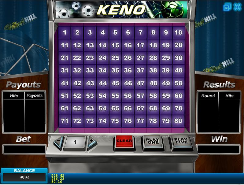 Keno для WinWin Casino